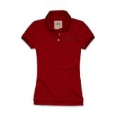 camiseta gola polo feminina hollister-abercrombie